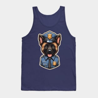 Belgian Malinois Police Tank Top